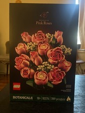 LEGO Botanicals Bouquet of Pink Roses 10374 Building Kit 789 Pieces