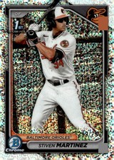 2024 Bowman Chrome Stiven Martinez 1st Speckle /299 Orioles