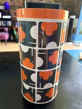 Orla Kiely Large Metal Tin & Lid, 27 X 14 CM, No Scratches/Dents, Rust/Btm Only