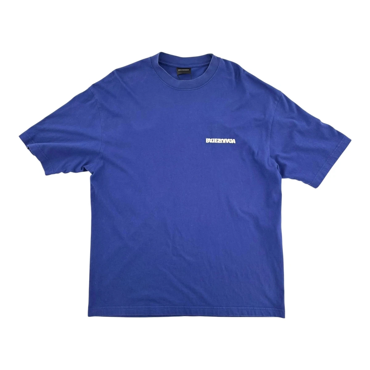 Balenciaga Blue T-Shirts for Men for sale | eBay