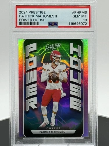 2024 Panini Prestiege Power House #PHPMS Patrick Mahomes II  KC Chiefs PSA-10