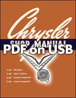 1953-1954 Chrysler Reparatur Shop Manuell Auf Usb Reparatur Service