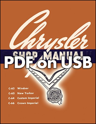 1953-1954 Chrysler Reparatur Shop Manuell Auf Usb Reparatur Service-image