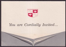 You are Cordially Invited to First Public Showing of the 1956 Studebaker 11/1955
