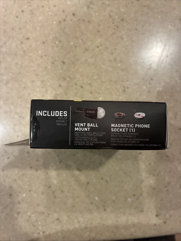 Nite Ize Steelie Vent Mount Kit For Mobile Phones Adjustable Angle Black New - Image 4 of 4