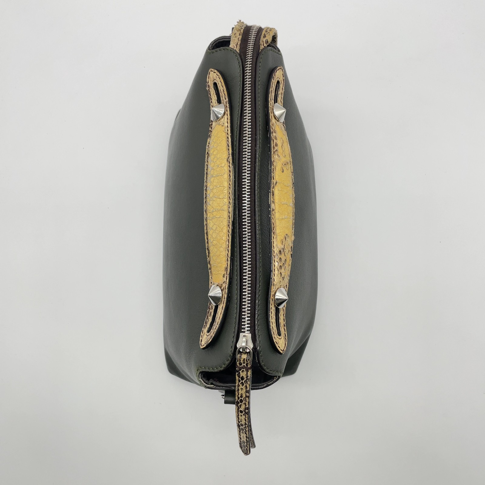 Auth Fendi By The Way Medium Python Pattern Leath… - image 13