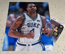 CARLOS BOOZER SIGNED 8X10 PHOTO JSA DUKE BLUE DEVILS BASKETBALL AUTOGRAPH