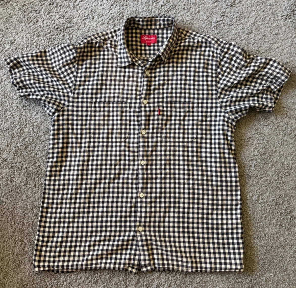 Supreme Black Casual Button-Down Shirts for Men for sale | eBay