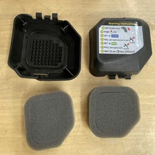 2SET Fits Ryobi Air Filter Cover and Air Filter Fits RY38BP Back Pack Blower A