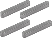 4Stk Edelstahl 304 Lieferbar SchlüSselhalter Runde Beendete 36Mm X 5Mm X 5Mm De
