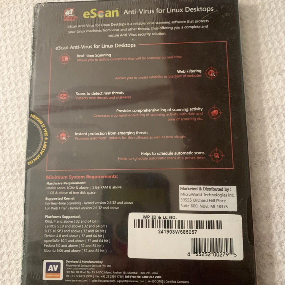 eScan Anti Virus For Linux Desktops  - Image 4 of 4