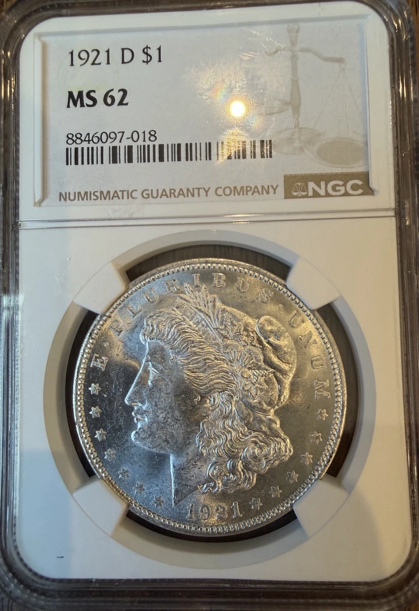 MS 62 Graded 1921 Year Morgan US Dollars (1878-1921) for sale | eBay