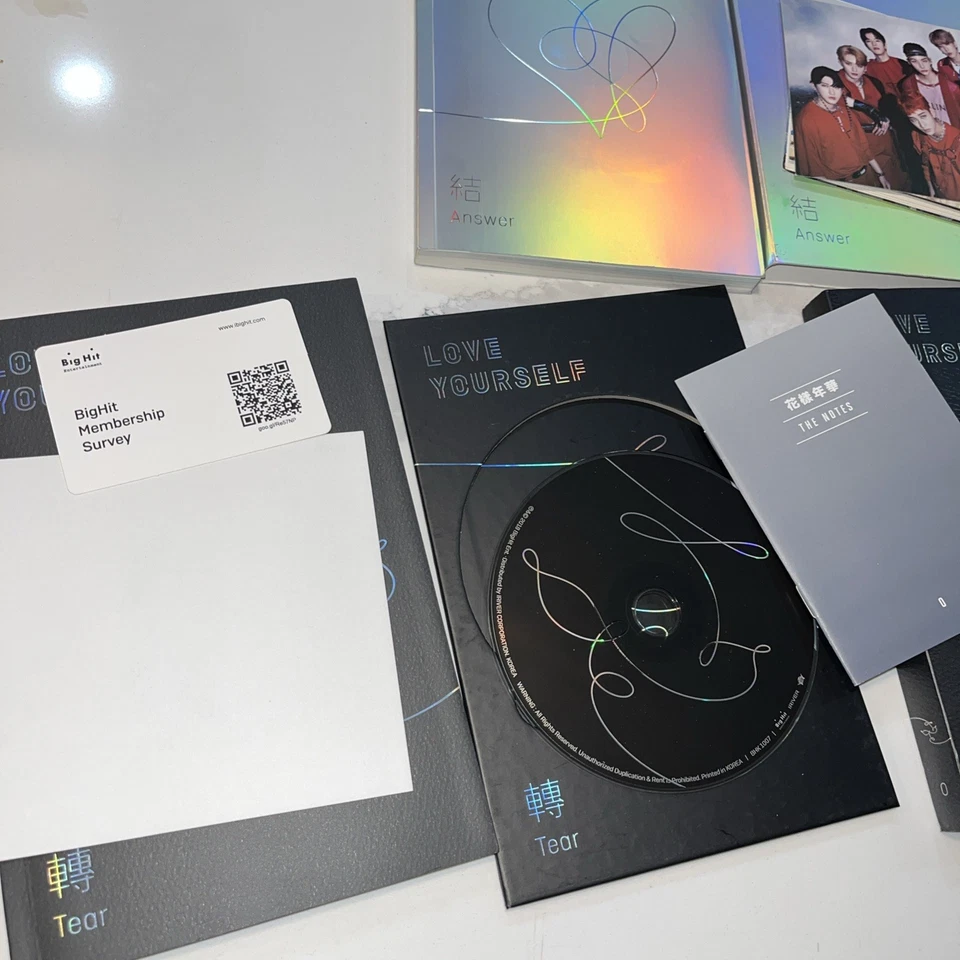 Love Yourself Answer F & Tear 0 by BTS Also 13 Post Cards K-Pop Korea Foto 4 de 4