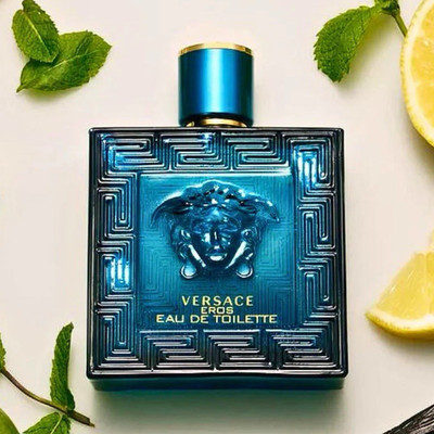 Versace Eros Eau de Toilette Spray, Long Lasting, Regular Size 3.4 fl oz
