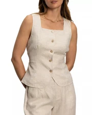 Sanctuary Outsmart Square Neck Vest MSRP $119