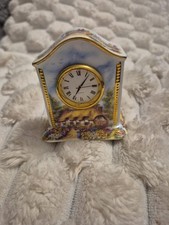 Ashford Bone China Miniature Thatched Cottage Clock SKU258