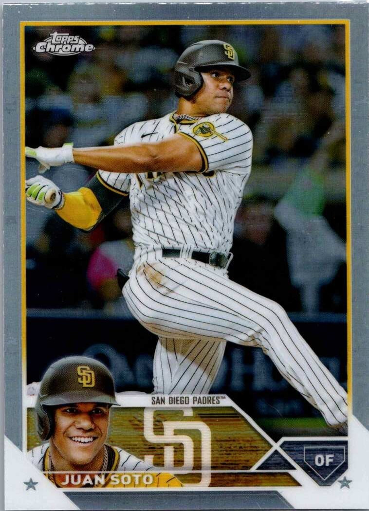 2023 Topps Chrome REFRACTOR #100 Juan Soto San Diego Padres