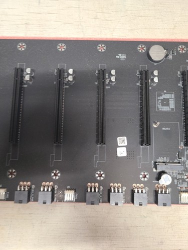 BTC-T37 GPU Mining Rig Machine Motherboard Support 8 Graphics PCIE Slots DDR3 - Picture 6 of 7
