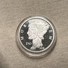 2018 Zombucks "MURK DIEM"  1 oz/999 Fine Silver Round certified PROOF DC