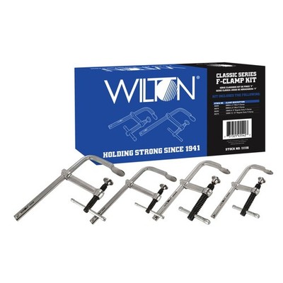 Wilton 11116 Classic Series F-Clamp Kit 4pc Set 4in 8in 12in