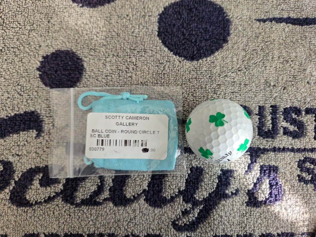 Rare Scotty Cameron Gallery Circle T SC Blue Putter Round Ball