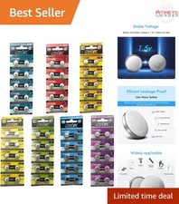 70 pcs Assorted Alkaline Button Cell Batteries for Watches Toys Cameras