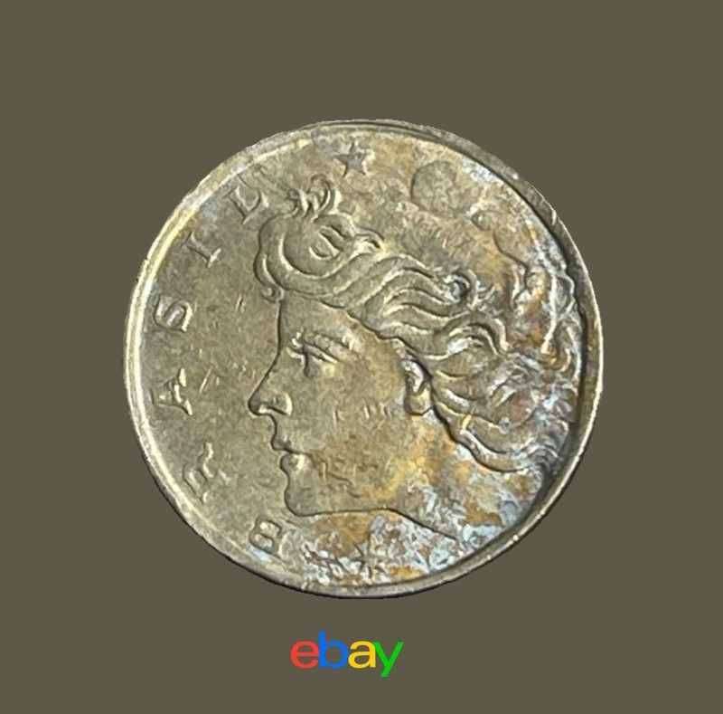 1967 Brazil 20 Centavos Copper-Nickel Coin
