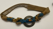 Vintage 80s Carolyn Tanner Designs Atlanta GA Chunky Braided Belt 38  