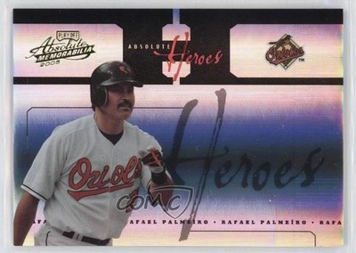 2005 Playoff Absolute Memorabilia Heroes Spectrum 5/50 Rafael Palmeiro 04br