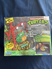 Vintage TMNT Teenage Mutant Ninja Turtles Sewer Party Tube Playmates 1989
