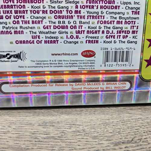The Disco Box 4-CD Box Set Complete Rhino 1999 “RM” Tested - Imagen 10 de 10