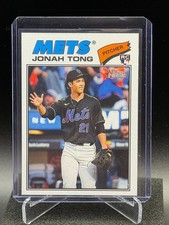 Jonah Tong 2026 Topps Heritage Image Variation #137 (RC) - New York Mets