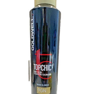 Goldwell Topchic Hair Color Warm Blondes 9GN Gold Cream Hair Dye