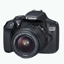 Canon EOS 1300D DSLR 18MP with EF-S 18-55mm IS II Lens Black w Battery Charger