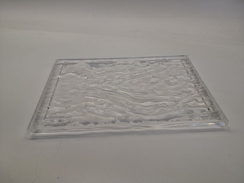 Kartell "Dune" Tablett Serviertablett Getränketablett glasklar transparent 46cm - Picture 3 of 3