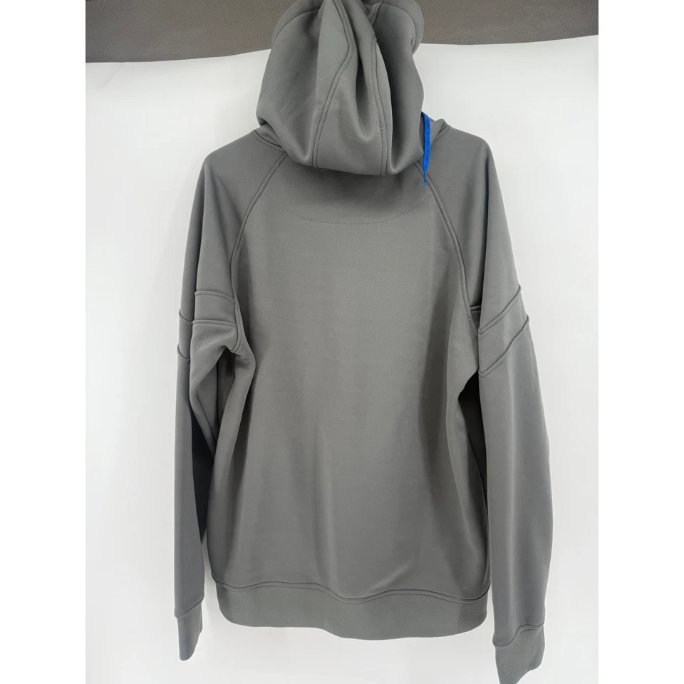 Sudadera con Capucha Pelágica Pesca Offshore Cremallera Para Hombre Alto Rendimiento Gris Talla Grande Foto 4 de 4