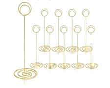 Table Number Holders 10Pcs, 8.75 inch Tall Table Number Stands Place Card Holder