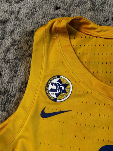 Team issued Nike 2020-21 maccabi tel aviv basketball #2 Mens Size 50 jersey - Picture 9 of 19