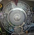 Vintage Depression Glass Clear  “Daisy” Indiana Glass 11 3/8 Platter Mid Century