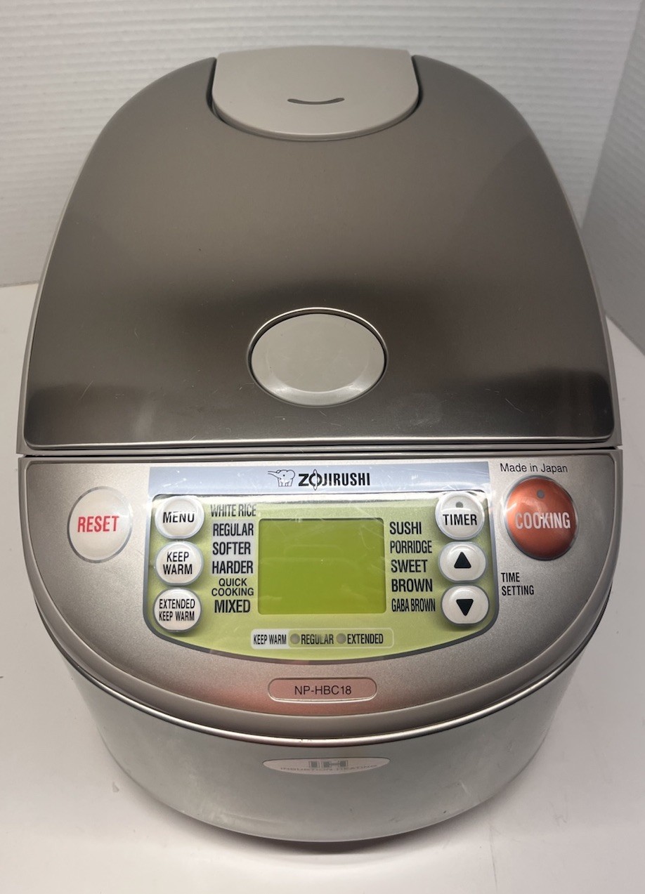 Zojirushi NP-HBC18 10 Cup Induction Heat System Rice Cooker Warmer