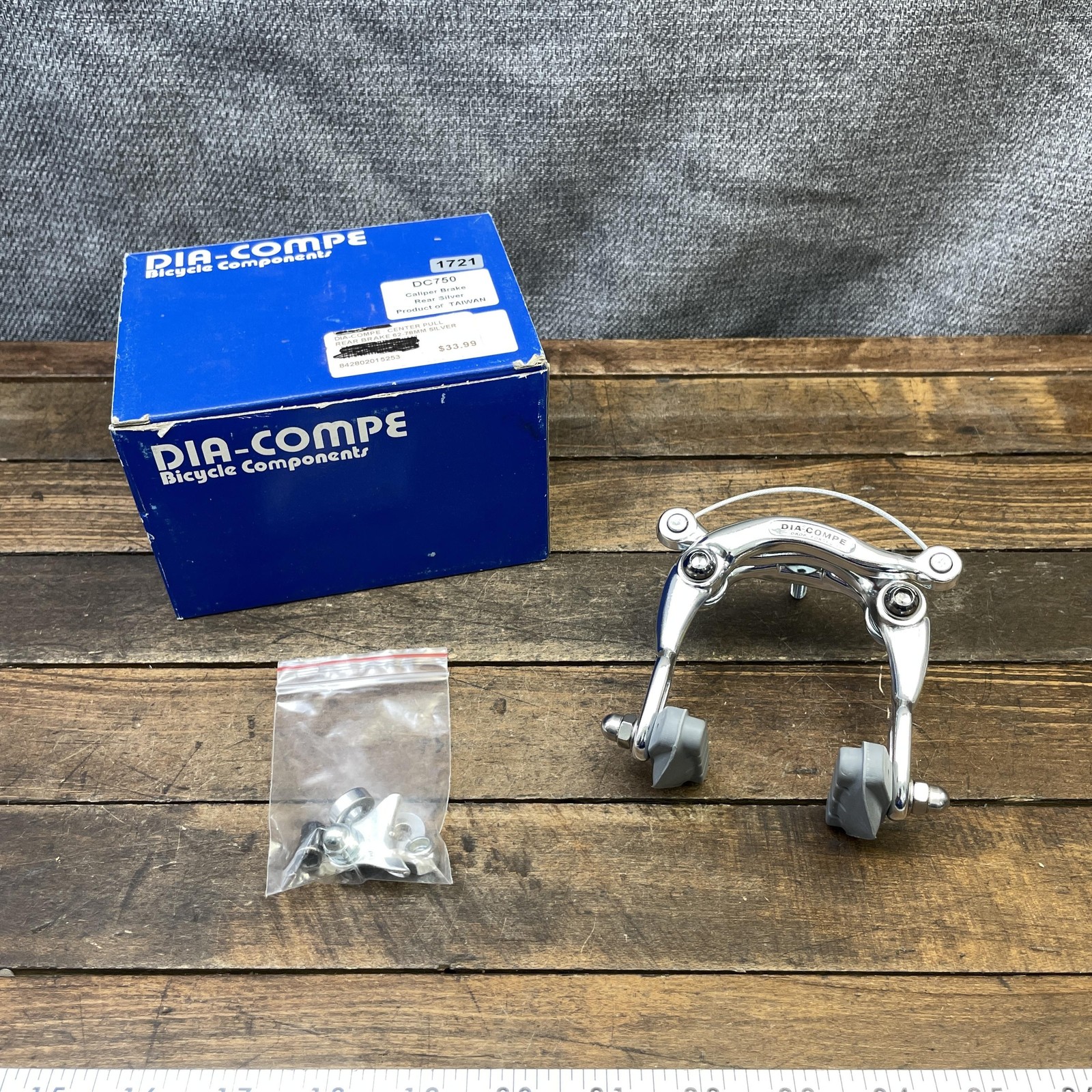 Dia-Compe DC750 Caliper Brake Rear Center Pull Long Reach 62-78mm Pads Bike