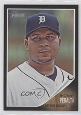 2011 Topps Heritage Chrome Retail Black Border Jhonny Peralta #C31 2k3