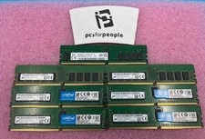 LOT OF 7 MICRON/SKHYNIX 16GB 2Rx8 PC4-2400T/2666V/3200AA Server ECC RAM Memory