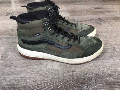 Vans Ultrarange Exo Hi MTE Green Forest SK8 Winter Mens Size 12 Sneakers