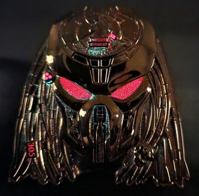  MIAMI ICE PREDATOR CHALLENGE COIN  GLOWS RED 