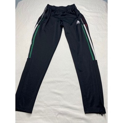 Adidas Mens Tiro Primegreen Soccer Training Pants Black Green White Red Small