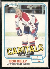 1981-82 O-Pee-Chee Bob Kelly #349 Washington Capitals