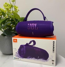JBL Charge 6 Waterproof Bluetooth Speaker - Purple with Strap