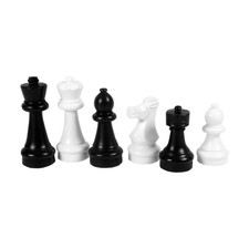 Outdoor Chess Pieces - Black And White - Small - King Height 30Cm