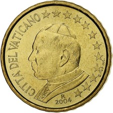 [#1289940] Vatican, John Paul II, 10 Euro Cent, BU, 2004, Rome, Nordic gold, MS